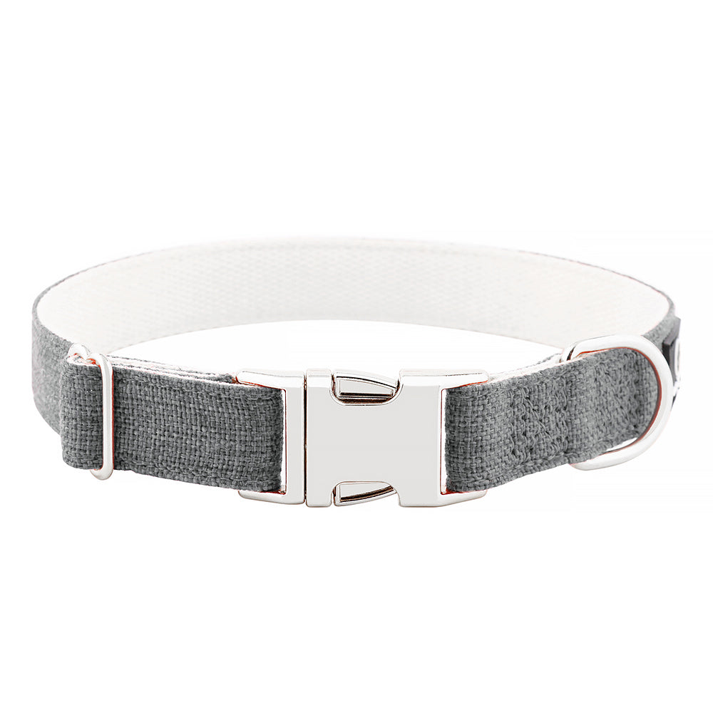 Dog store collar grey